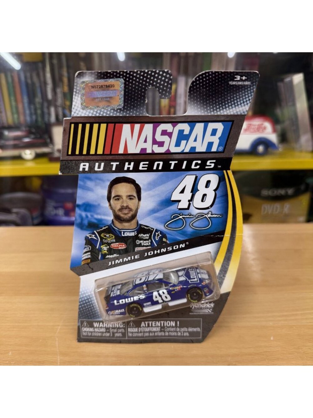 Jimmie Johnson NASCAR Authentic Diecast 2012 #48 Lowes Kobalt Tools Race Car